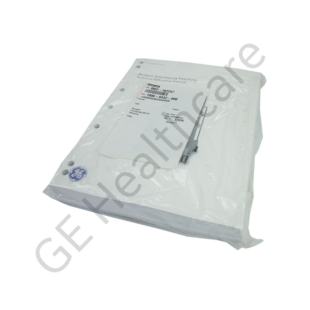 Technical Reference Manual Service Aestiva Machine Technical Reference Manual Service Aestiva Machine