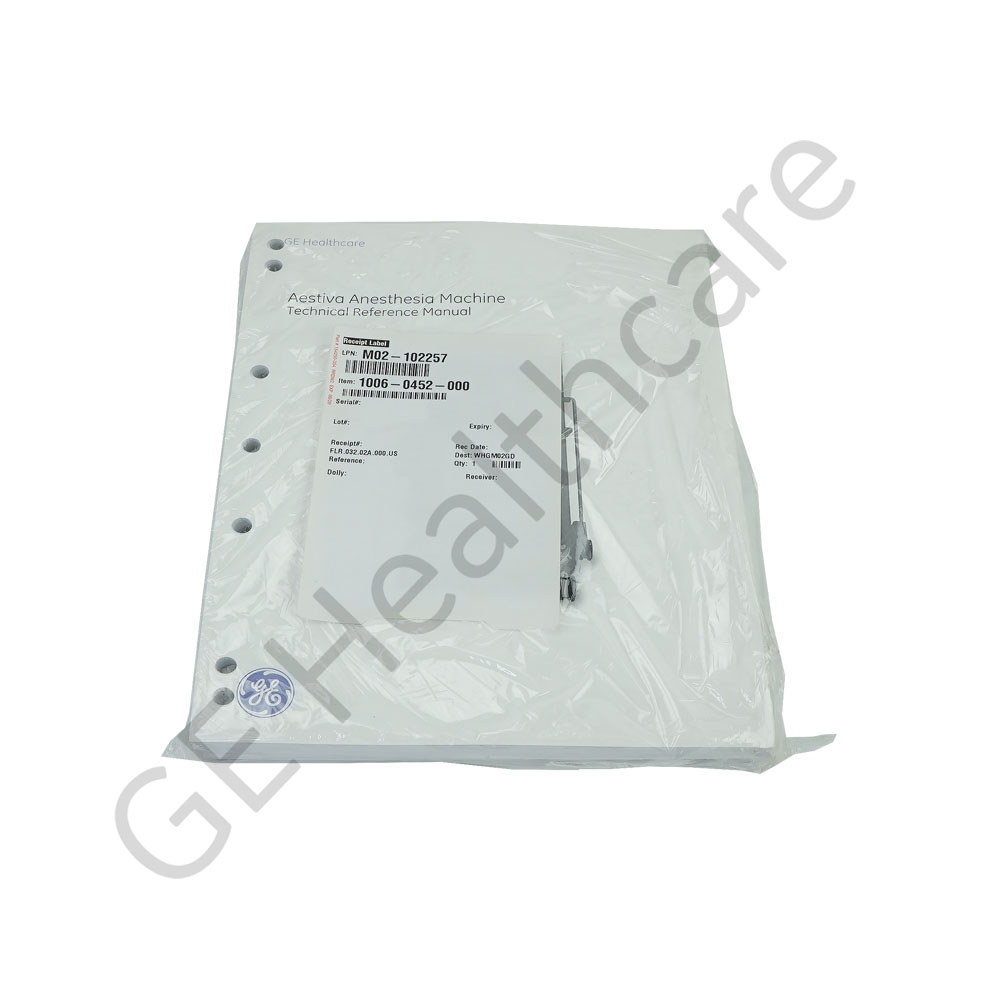 Technical Reference Manual Service Aestiva Machine Technical Reference Manual Service Aestiva Machine