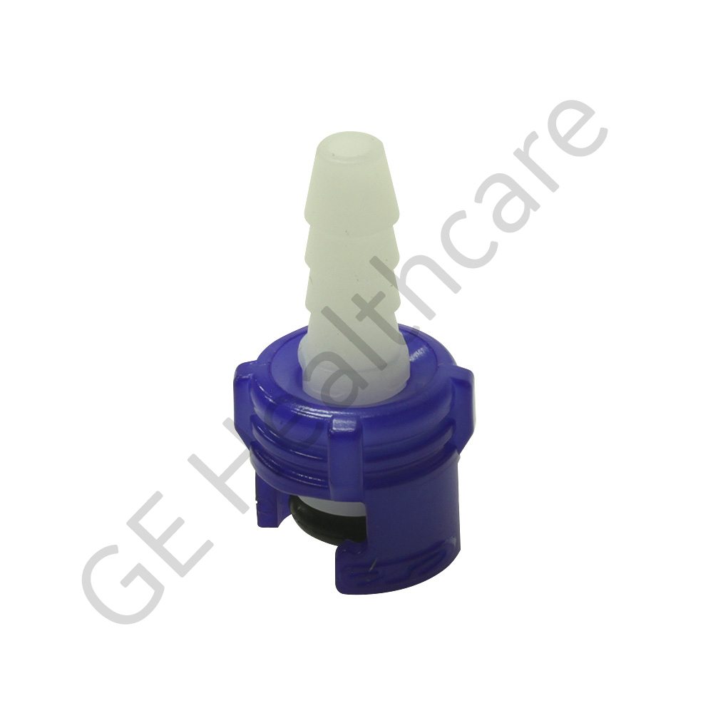Coupling Inline Blue BCG Insulator Half 4mm Hose Barb Coupling Inline Blue BCG Insulator Half 4mm Hose Barb