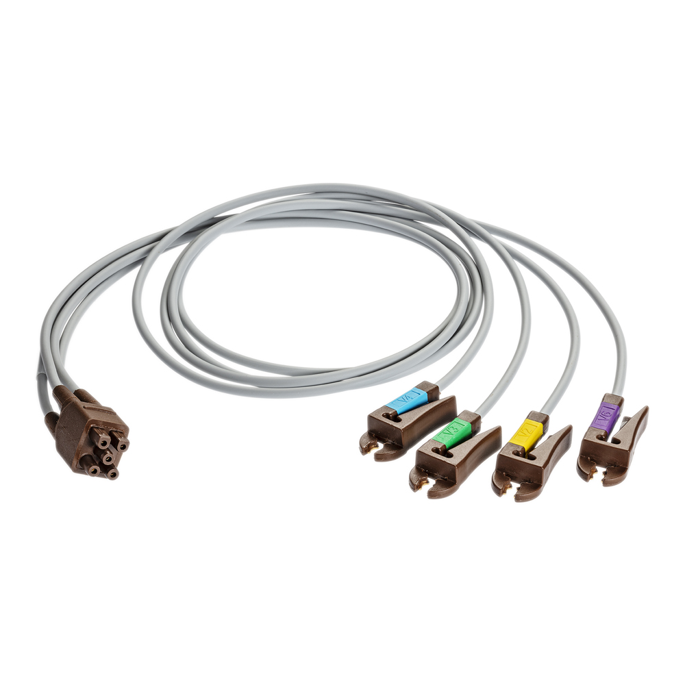 ECG Leadwire Set, 4-LEAD, Grabber, AHA, 130cm/51in ECG Leadwire Set, 4-LEAD, Grabber, AHA, 130cm/51in