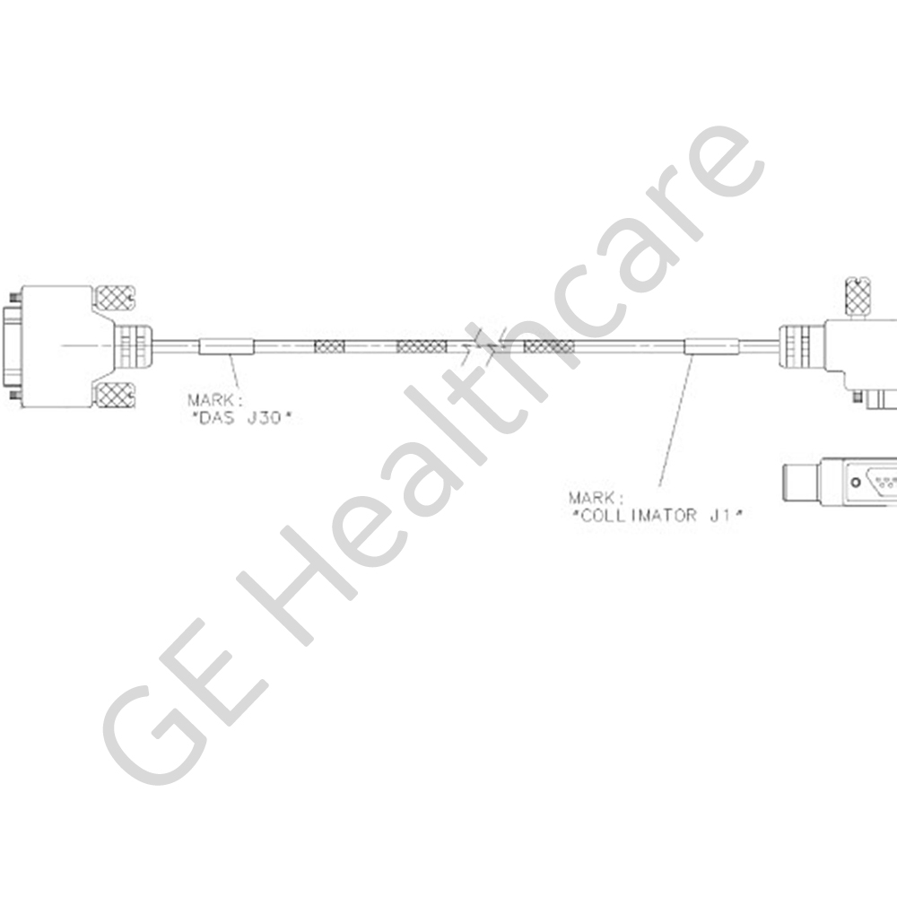 Cable Signal Collimator to DAS Can HP60 - RoHS