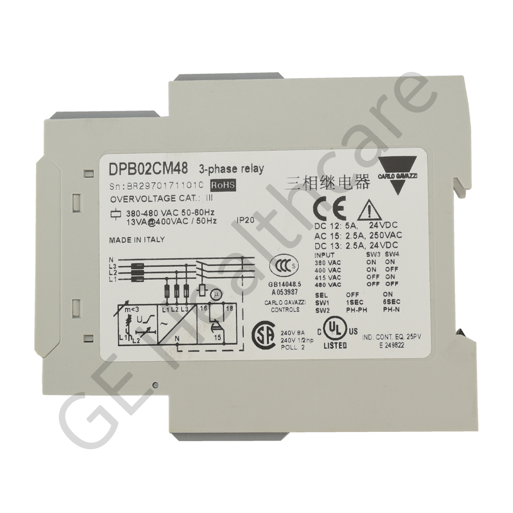 Coolix 4000 Phase Loss Relay, Lytron PN 230-0932 Coolix 4000 Phase Loss Relay, Lytron PN 230-0932