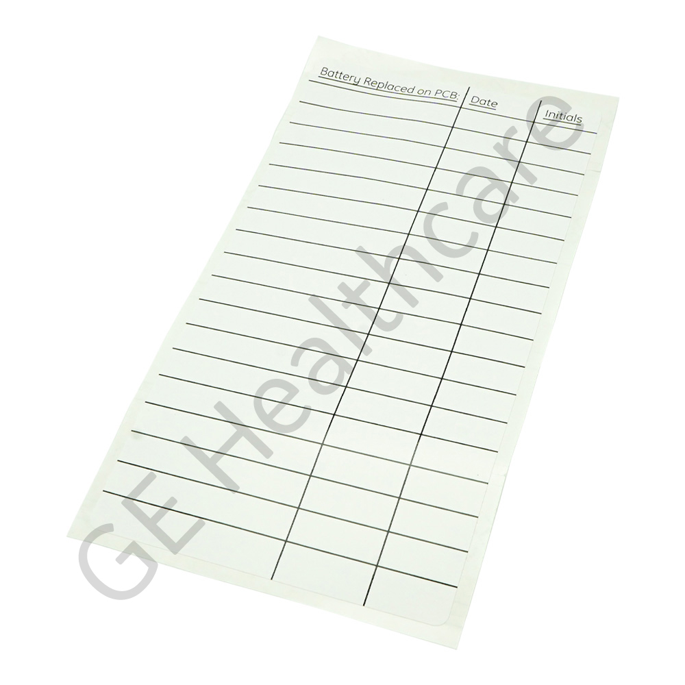 Battery Replacement Date Label Battery Replacement Date Label