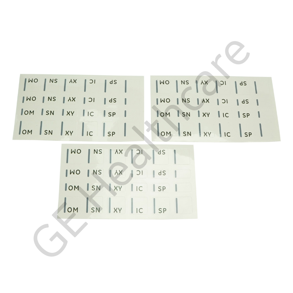 Default Patient Positioning Label Set for Revolution Ct Default Patient Positioning Label Set for Revolution Ct