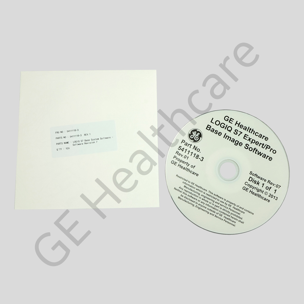 LOGIQ S7 Base System Software - Software Revision 7 LOGIQ S7 Base System Software - Software Revision 7